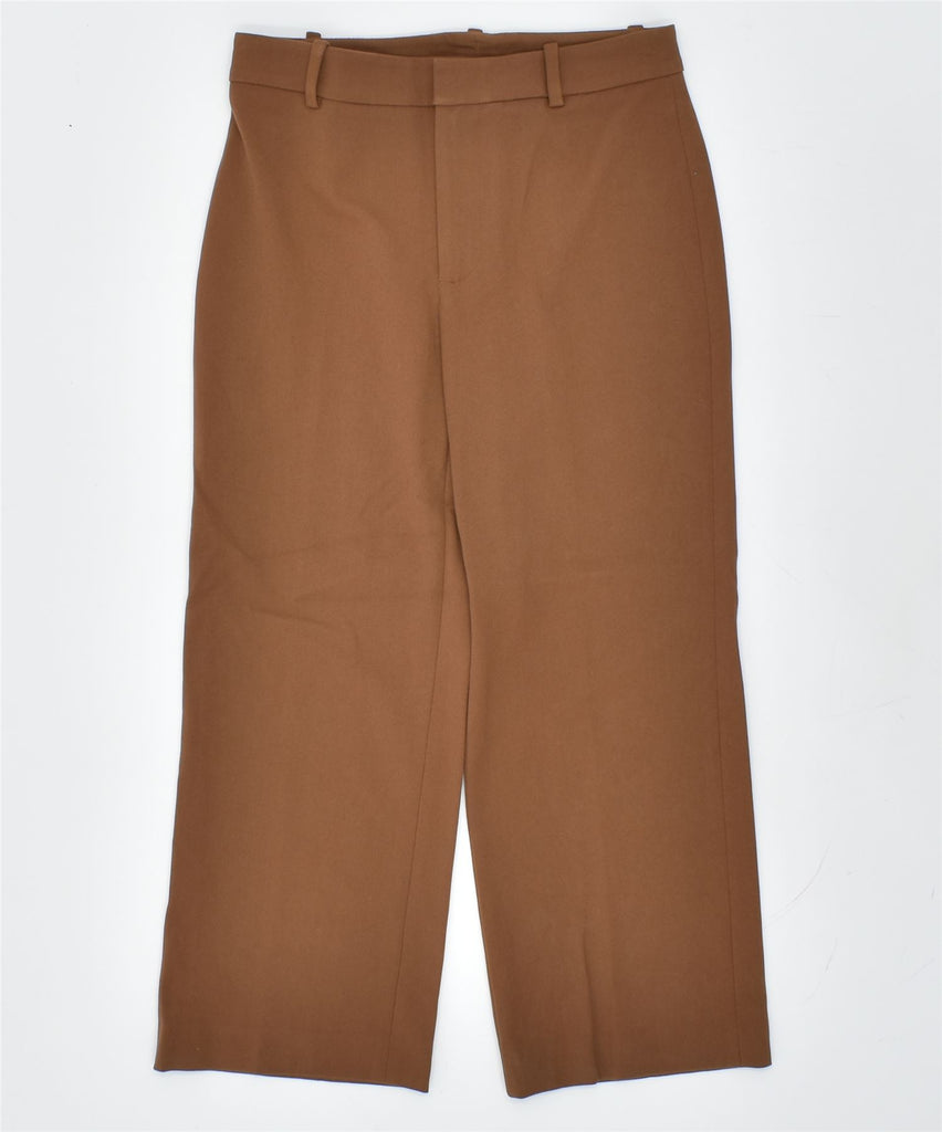 VINTAGE Womens Straight Capri Trousers W28 L24 Brown | Vintage | Thrift | Second-Hand | Used Clothing | Messina Hembry 