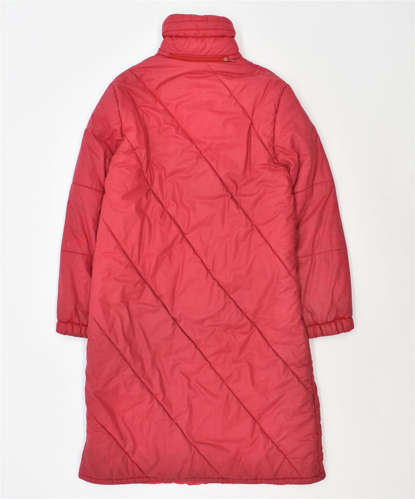 ELLESSE Womens Padded Coat UK 6 XS Red Polyester | Vintage | Thrift | Second-Hand | Used Clothing | Messina Hembry 