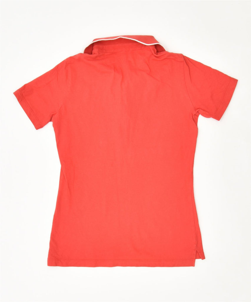 CERRUTI Womens Polo Shirt UK 10 Small Red | Vintage | Thrift | Second-Hand | Used Clothing | Messina Hembry 