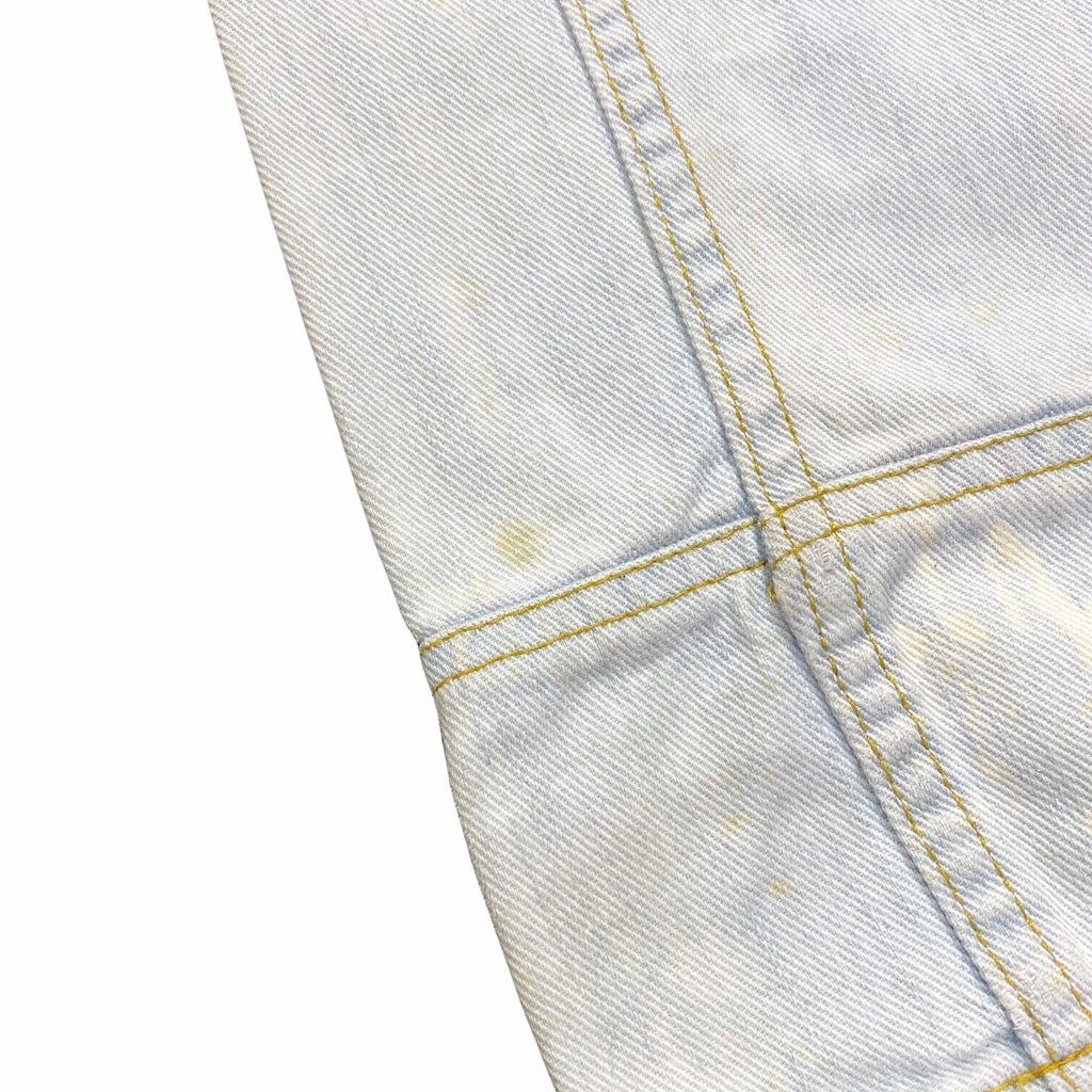 Costume National C'N'C Distressed Jeans | Vintage Designer Denim Light Blue VTG | Vintage Messina Hembry | Thrift | Second-Hand Messina Hembry | Used Clothing | Messina Hembry 