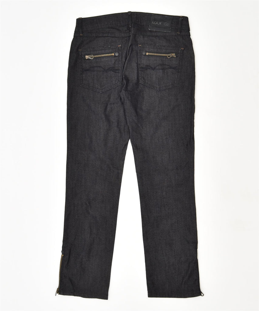 MAX & CO. Womens Straight Jeans W26 L27 Black Cotton | Vintage | Thrift | Second-Hand | Used Clothing | Messina Hembry 