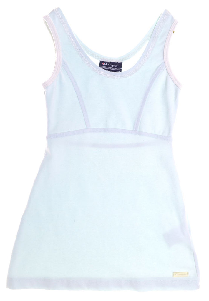 CHAMPION Girls Sundress 3-4 Years Turquoise Cotton | Vintage | Thrift | Second-Hand | Used Clothing | Messina Hembry 