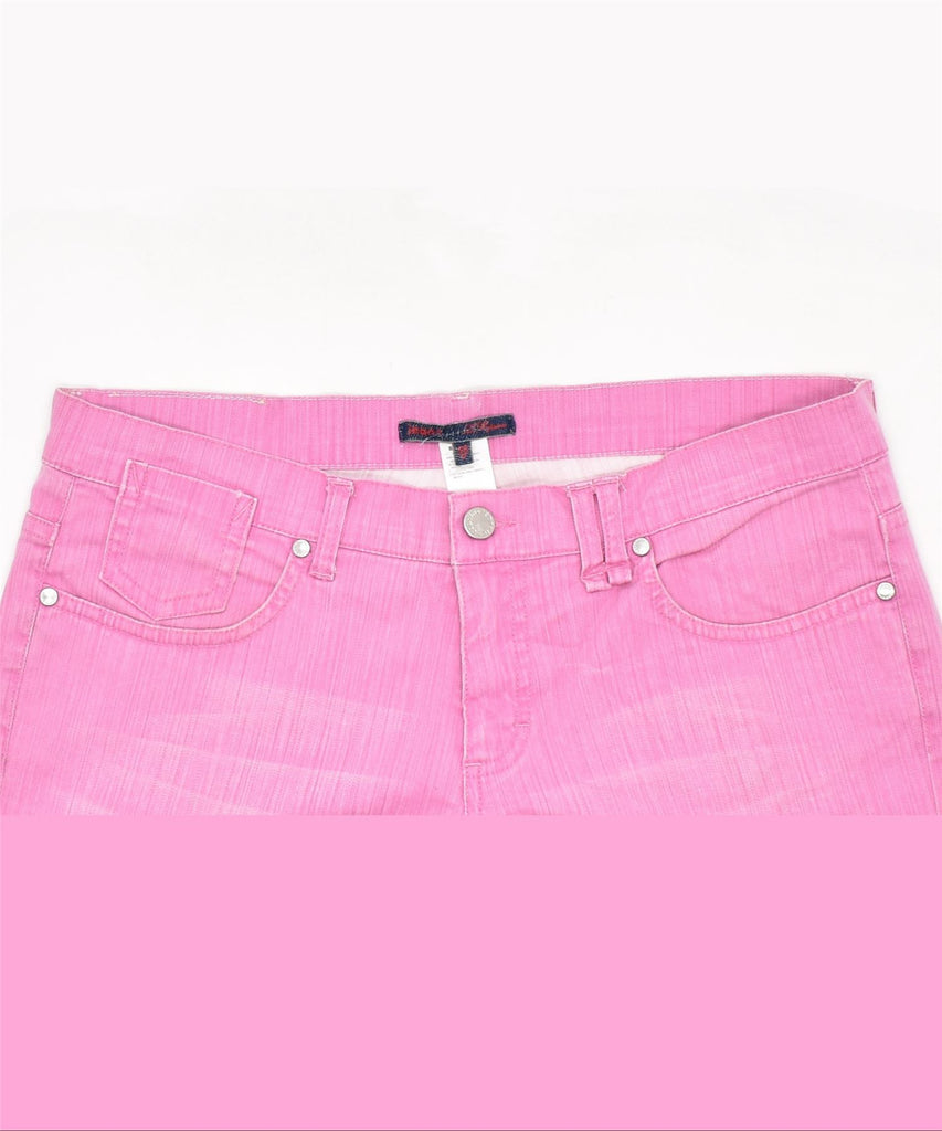 VINTAGE Womens Straight Jeans W36 L30 Pink Cotton | Vintage | Thrift | Second-Hand | Used Clothing | Messina Hembry 