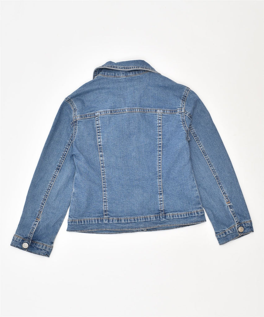 BENETTON Girls Denim Jacket 3-4 Years XS Blue Cotton | Vintage | Thrift | Second-Hand | Used Clothing | Messina Hembry 