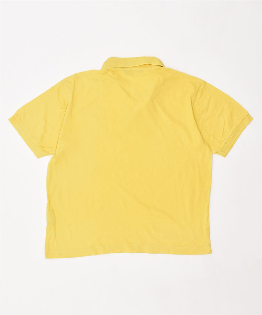 KAPPA Mens Polo Shirt Large Yellow Cotton | Vintage | Thrift | Second-Hand | Used Clothing | Messina Hembry 