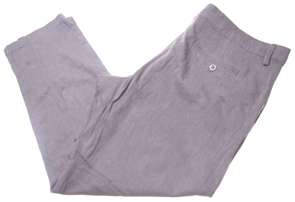 LEE Womens Trousers W38 L28 Grey Cotton Relaxed Straight - Second Hand & Vintage Designer Clothing - Messina Hembry
