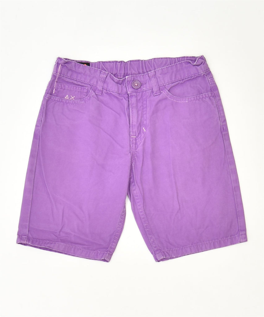 SUN68 Girls Casual Shorts 5-6 Years W24 Purple Cotton Classic | Vintage | Thrift | Second-Hand | Used Clothing | Messina Hembry 