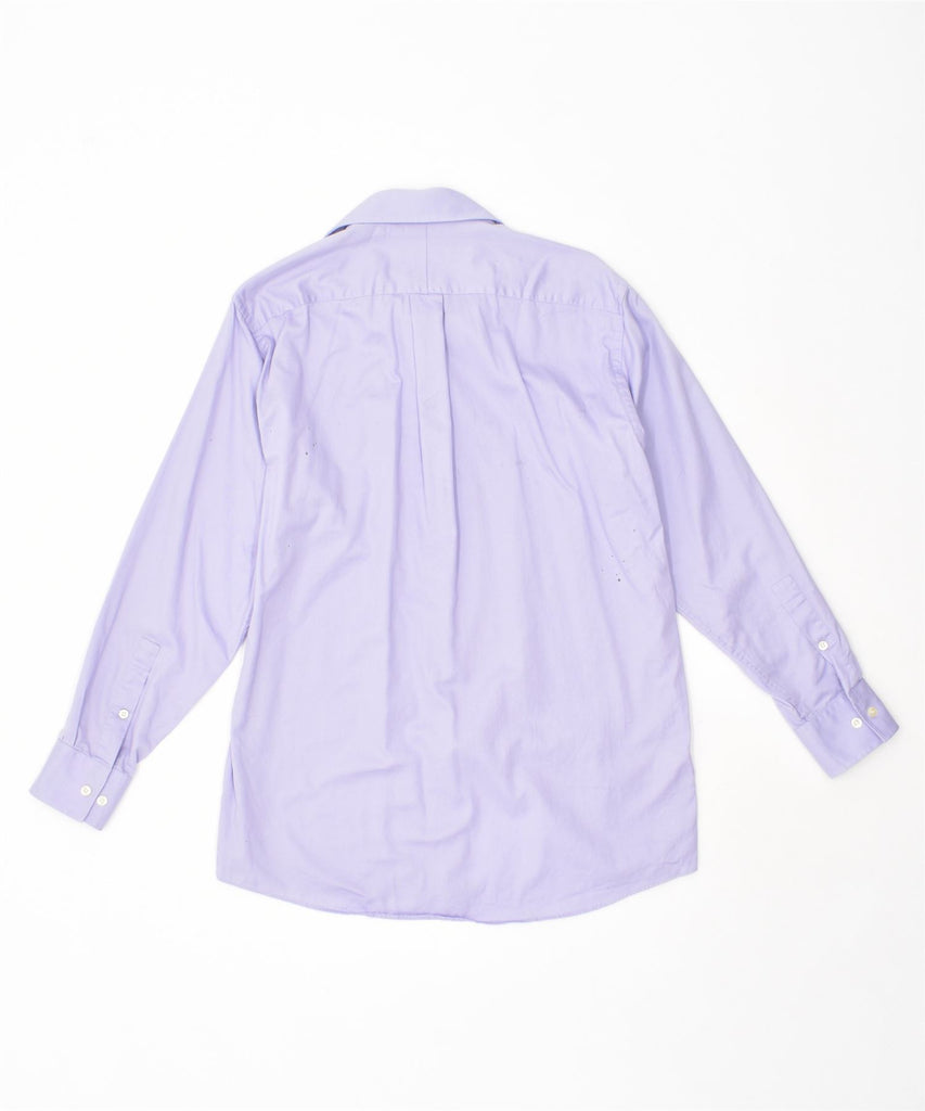 MICHAEL KORS Mens Shirt Size 15 1/2 Medium Purple Cotton | Vintage | Thrift | Second-Hand | Used Clothing | Messina Hembry 