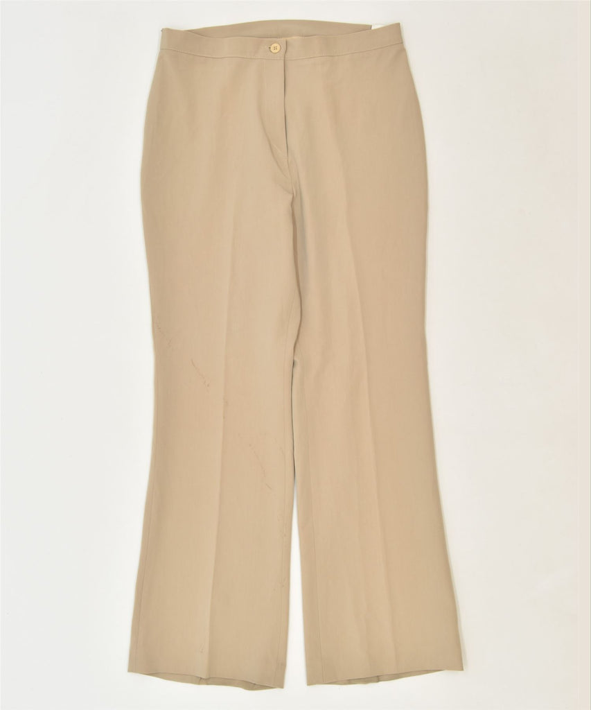 LYBIDO Womens Bootcut Suit Trousers IT 46 Large W32 L30 Beige Classic | Vintage | Thrift | Second-Hand | Used Clothing | Messina Hembry 