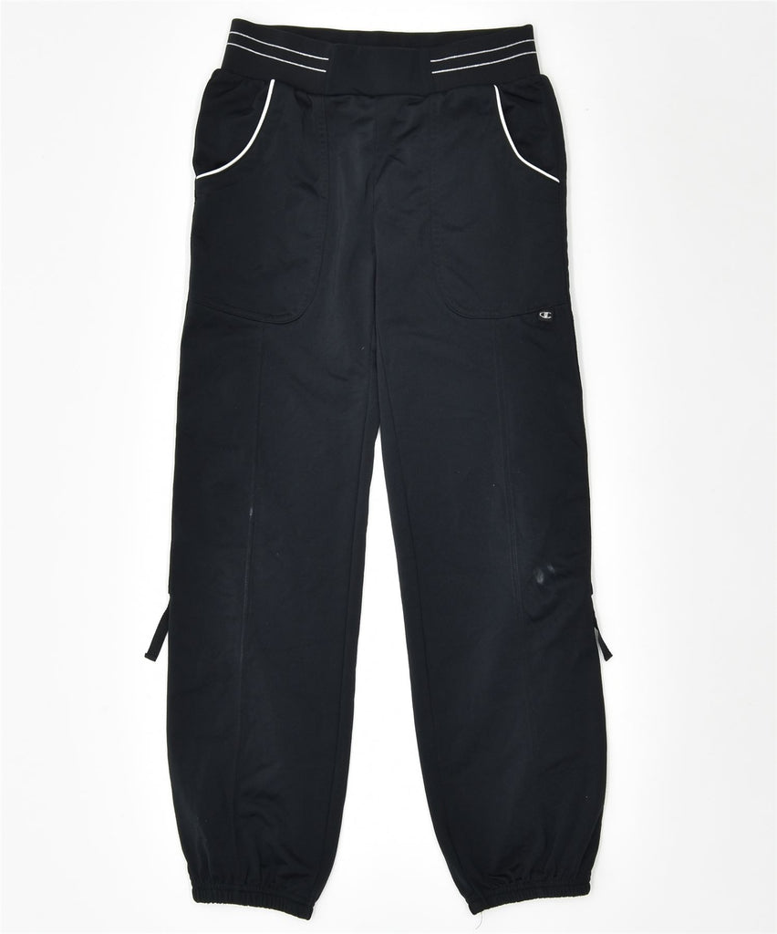 CHAMPION Girls Tracksuit Trousers 9-10 Years Medium Black Sports | Vintage | Thrift | Second-Hand | Used Clothing | Messina Hembry 