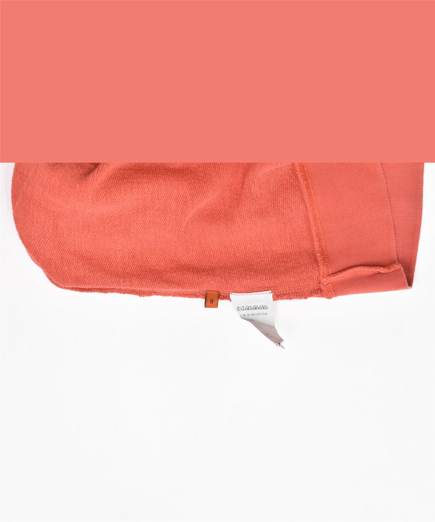 NAPAPIJRI Boys Graphic Sweatshirt Jumper 7-8 Years Red Cotton | Vintage | Thrift | Second-Hand | Used Clothing | Messina Hembry 