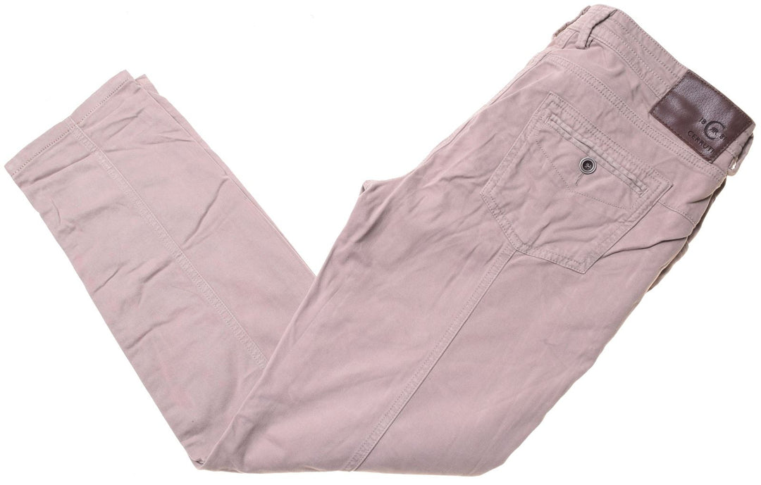 CERRUTI 1881 Womens Chino Trousers W30 L26 Beige Cotton - Second Hand & Vintage Designer Clothing - Messina Hembry
