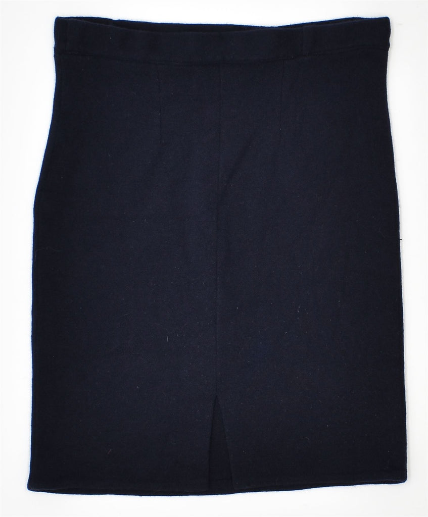 VINTAGE Womens Pencil Skirt Small W27 Navy Blue | Vintage | Thrift | Second-Hand | Used Clothing | Messina Hembry 