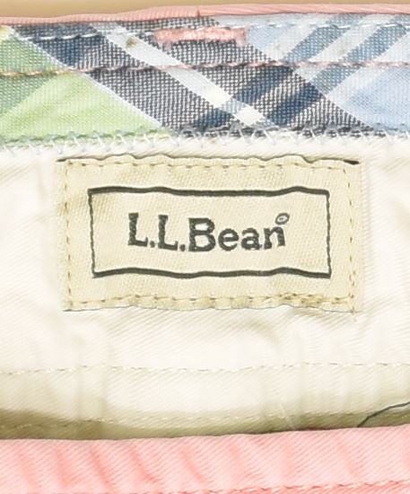 L.L.BEAN Womens Capri Chino Trousers W46 L21 Pink Cotton Classic | Vintage | Thrift | Second-Hand | Used Clothing | Messina Hembry 