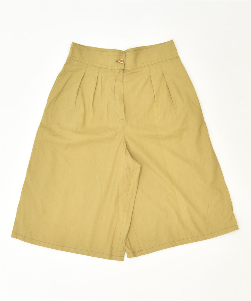 JEAN'S WEST Girls High Waist Shorts 15-16 Years W26 Khaki Cotton Classic | Vintage | Thrift | Second-Hand | Used Clothing | Messina Hembry 