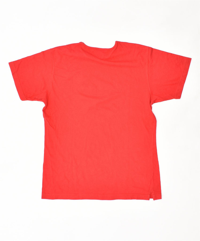 CHAMPION Womens T-Shirt Top UK 18 XL Red Cotton | Vintage | Thrift | Second-Hand | Used Clothing | Messina Hembry 