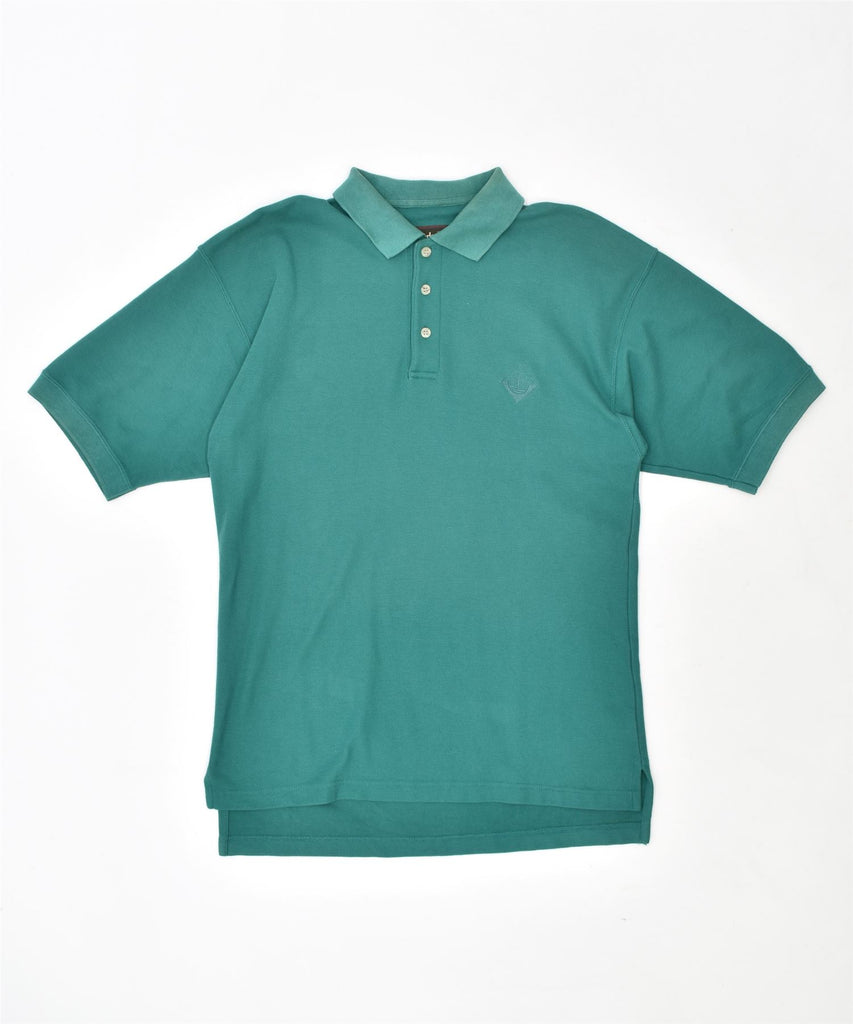 TIMBERLAND Mens Polo Shirt Small Green Cotton | Vintage | Thrift | Second-Hand | Used Clothing | Messina Hembry 