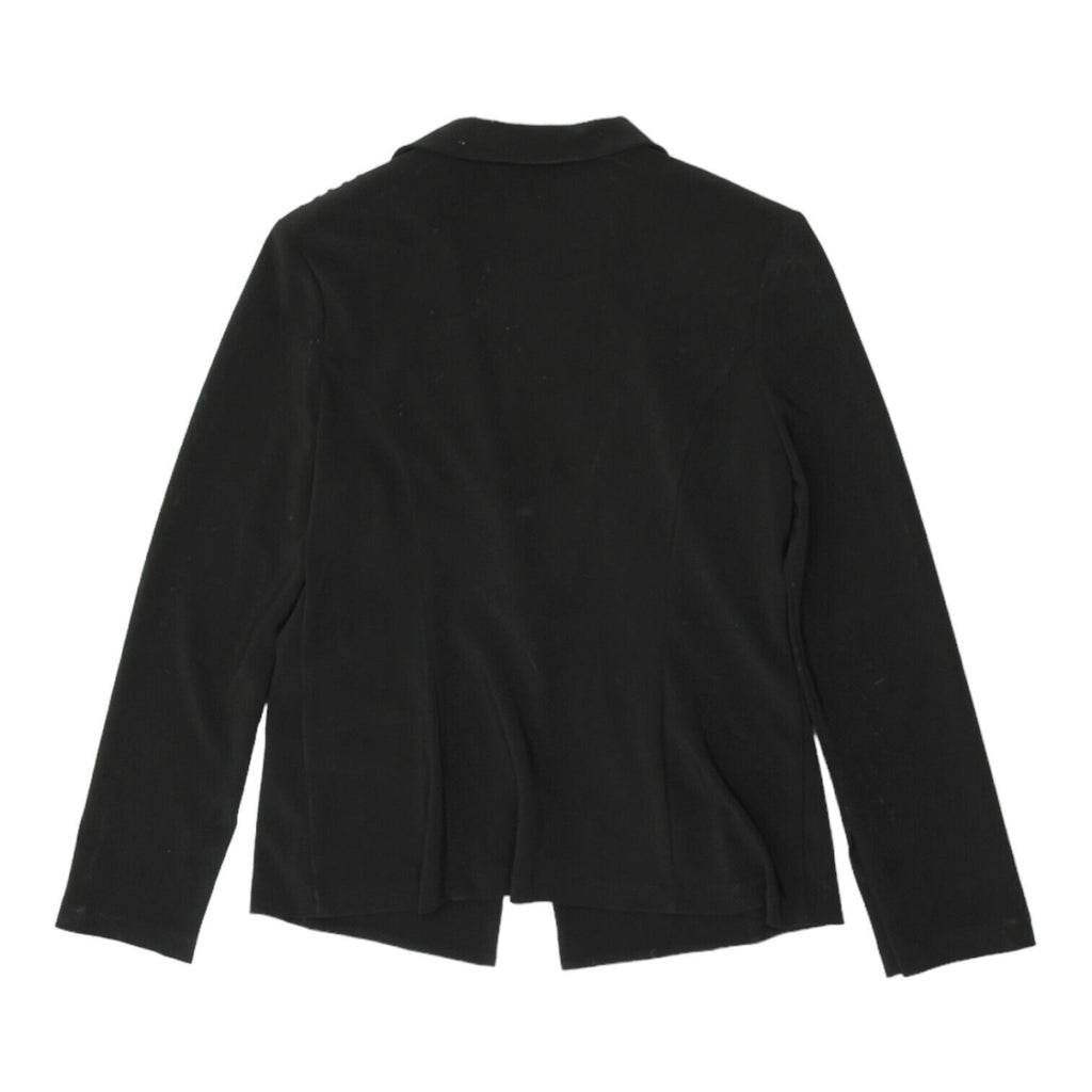 Joseph Ribkoff Womens Black Blazer Jacket | Vintage High End Designer Suit VTG | Vintage Messina Hembry | Thrift | Second-Hand Messina Hembry | Used Clothing | Messina Hembry 