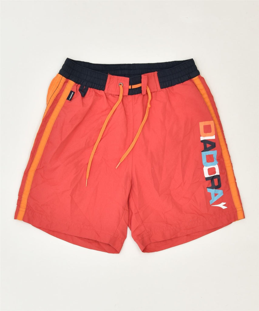 DIADORA Boys Graphic Swimming Shorts 9-10 Years Large Red Sports | Vintage | Thrift | Second-Hand | Used Clothing | Messina Hembry 