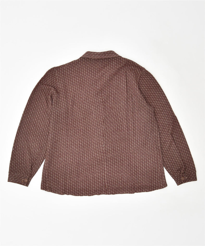 VINTAGE Womens Shirt UK 18 XL Burgundy | Vintage | Thrift | Second-Hand | Used Clothing | Messina Hembry 