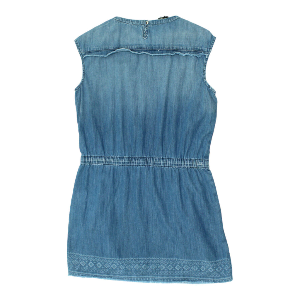 Pepe Jeans Sleeveless Blue Denim Dress | Vintage High End Luxury Designer VTG | Vintage Messina Hembry | Thrift | Second-Hand Messina Hembry | Used Clothing | Messina Hembry 