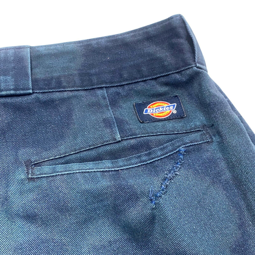 Dickies Custom Faint Tie-Dye Workwear Trousers | Vintage 90s Retro Designer Navy | Vintage Messina Hembry | Thrift | Second-Hand Messina Hembry | Used Clothing | Messina Hembry 