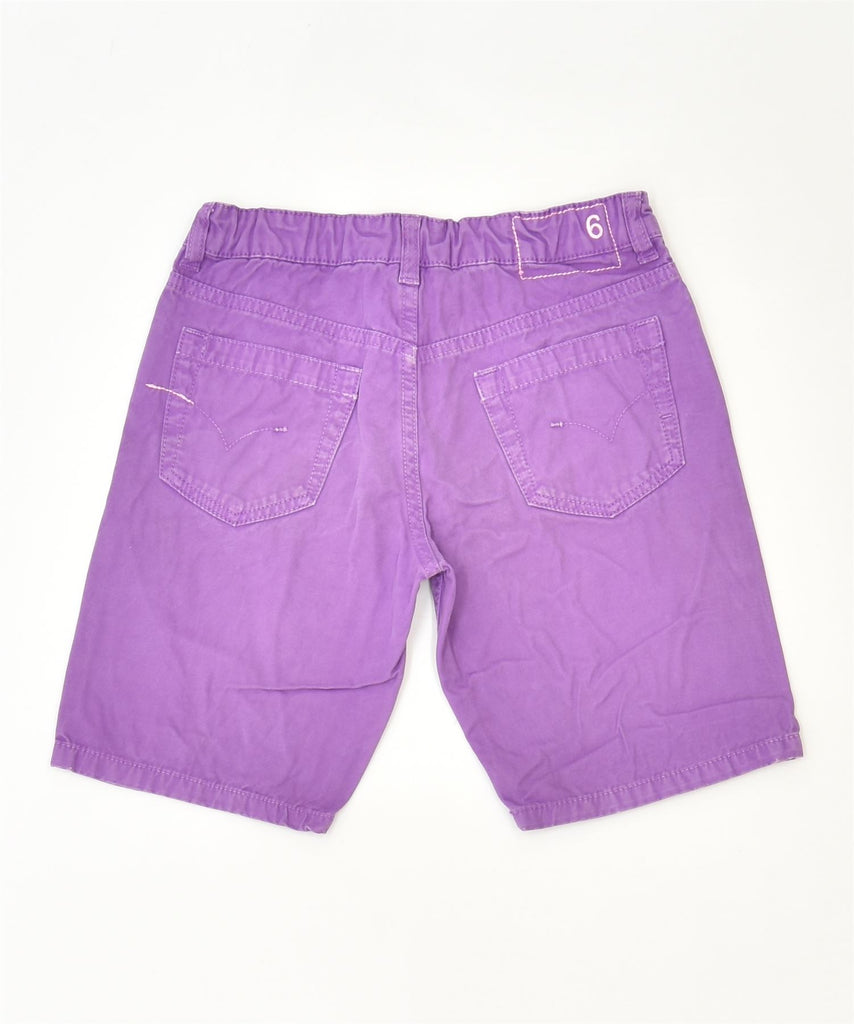 SUN68 Girls Casual Shorts 5-6 Years W24 Purple Cotton Classic | Vintage | Thrift | Second-Hand | Used Clothing | Messina Hembry 