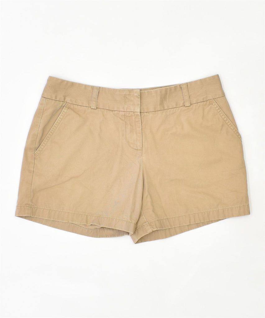 J. CREW Womens Straight Chino Shorts US 10 Large W34 Beige Cotton | Vintage | Thrift | Second-Hand | Used Clothing | Messina Hembry 