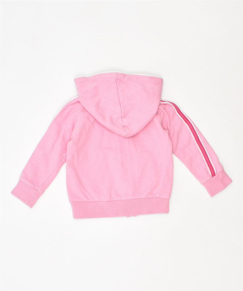 CHAMPION Girls Zip Hoodie Sweater 6-9 Months Pink Cotton | Vintage | Thrift | Second-Hand | Used Clothing | Messina Hembry 