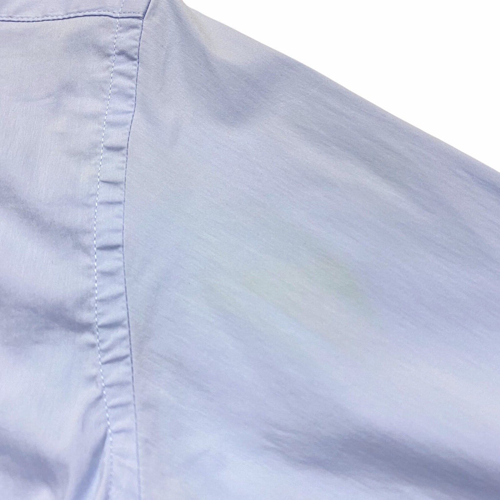 Grey Daniele Alessandrini Slim Fit Shirt | Vintage High End Luxury Designer Blue | Vintage Messina Hembry | Thrift | Second-Hand Messina Hembry | Used Clothing | Messina Hembry 