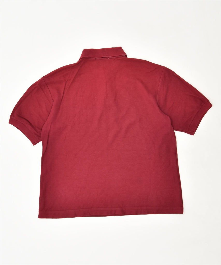 FILA Mens Polo Shirt IT 52 Large Burgundy | Vintage | Thrift | Second-Hand | Used Clothing | Messina Hembry 