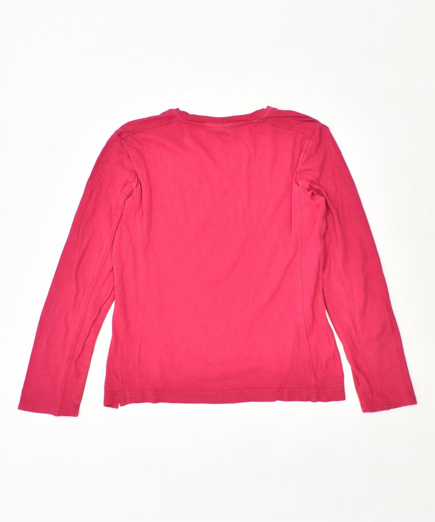 CHAMPION Womens Top Long Sleeve UK 16 Large Pink | Vintage | Thrift | Second-Hand | Used Clothing | Messina Hembry 