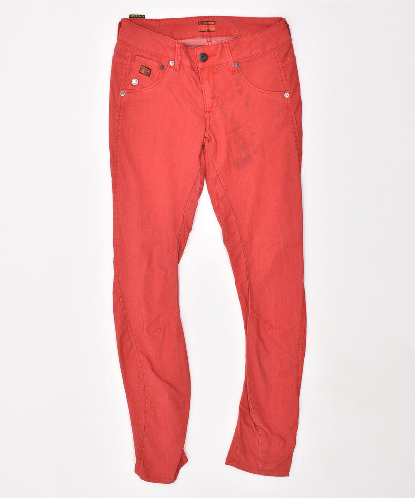 G-STAR Womens Skinny Jeans W30 L30 Red Cotton | Vintage | Thrift | Second-Hand | Used Clothing | Messina Hembry 