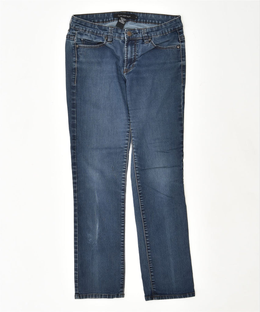 CALVIN KLEIN Womens Straight Jeans US 6 Medium W30 L28 Blue | Vintage | Thrift | Second-Hand | Used Clothing | Messina Hembry 