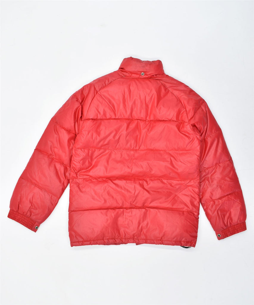 TOKENS Womens Padded Jacket UK 12 Medium Red Nylon Vintage | Vintage | Thrift | Second-Hand | Used Clothing | Messina Hembry 