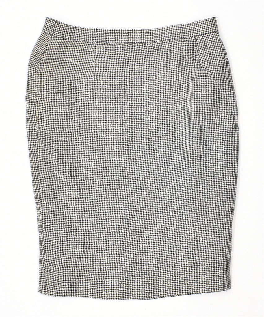 GIORGIO GRATI Womens Pencil Skirt IT 44 Medium W30 Black Cotton | Vintage | Thrift | Second-Hand | Used Clothing | Messina Hembry 