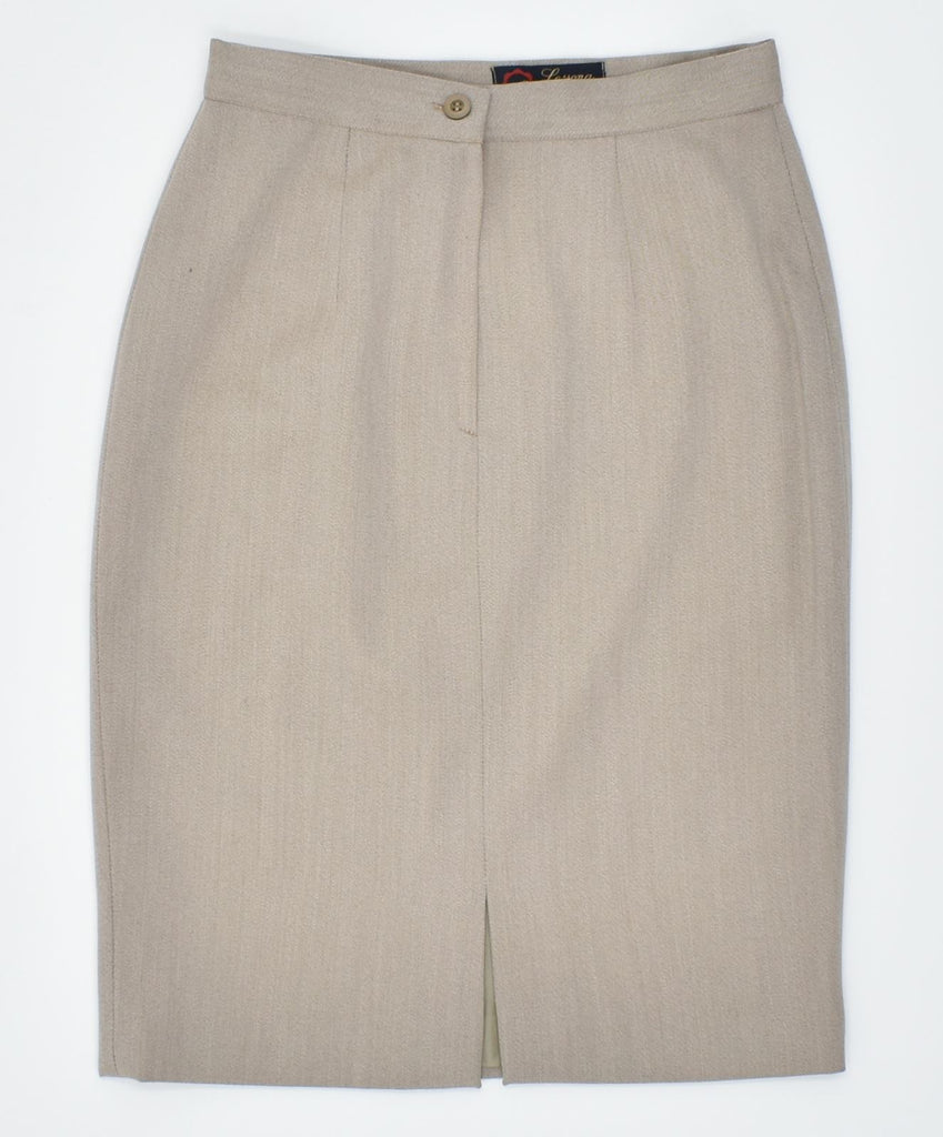 LESSONA Womens Winterclass A-Line Skirt IT 42 Medium W26 Grey Vintage | Vintage | Thrift | Second-Hand | Used Clothing | Messina Hembry 