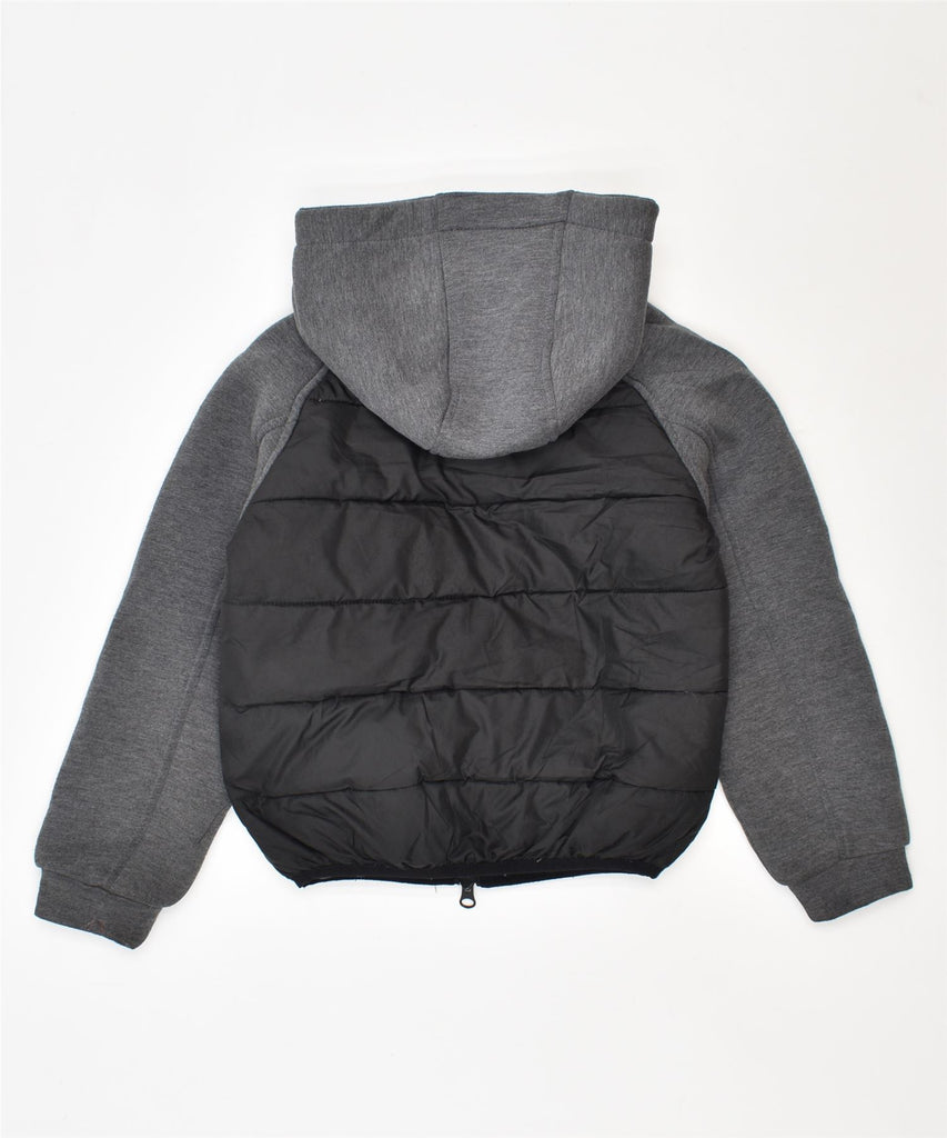 INVICTA Boys Hooded Padded Jacket 5-6 Years Black Polyester | Vintage | Thrift | Second-Hand | Used Clothing | Messina Hembry 