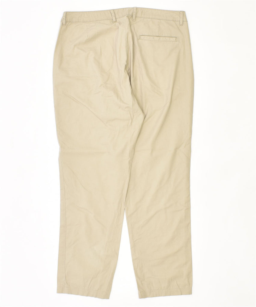 MAX & CO. Womens Slim Pegged Chino Trousers W32 L27 Beige | Vintage | Thrift | Second-Hand | Used Clothing | Messina Hembry 