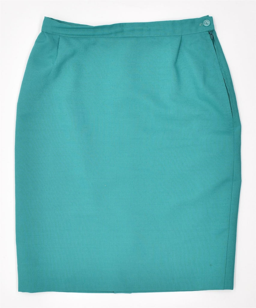 VINTAGE Womens Pencil Skirt Small W27 Green | Vintage | Thrift | Second-Hand | Used Clothing | Messina Hembry 