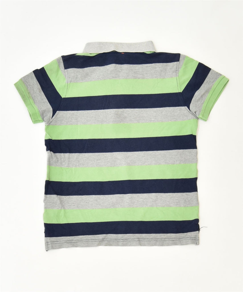 SUN68 Boys Polo Shirt 7-8 Years Multicoloured Striped Cotton Classic | Vintage | Thrift | Second-Hand | Used Clothing | Messina Hembry 