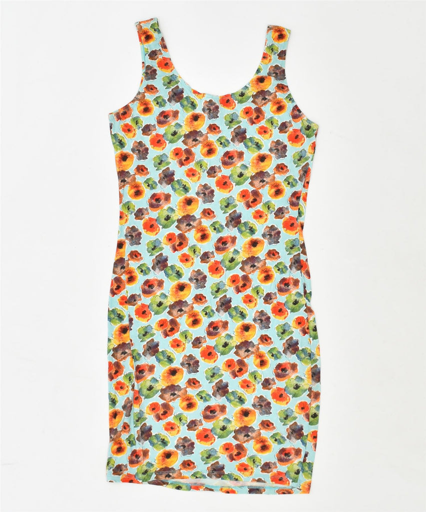 UNITED COLORS OF BENETTON Womens Sundress UK 6 XS Multicoloured Floral | Vintage | Thrift | Second-Hand | Used Clothing | Messina Hembry 