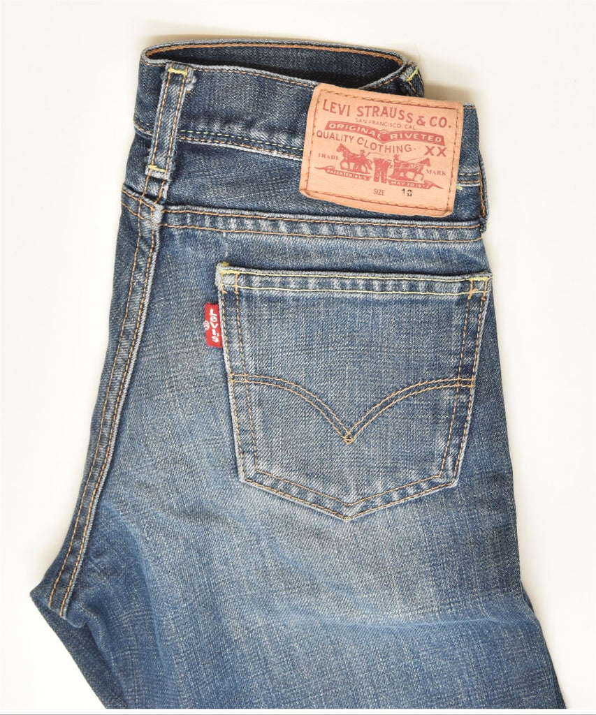 LEVI'S Girls Straight Jeans 9-10 Years W24 L23 Blue Cotton Classic | Vintage | Thrift | Second-Hand | Used Clothing | Messina Hembry 