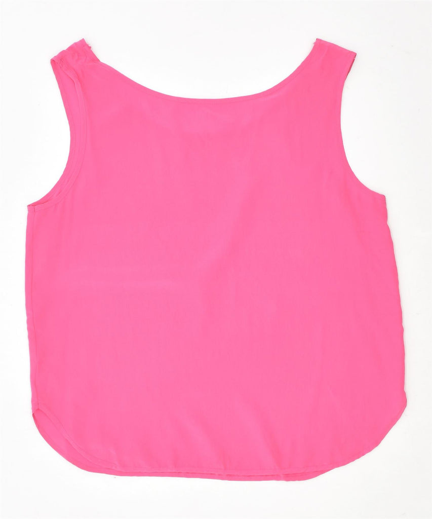 VINTAGE Womens Crop Vest Top UK 6 XS Pink | Vintage | Thrift | Second-Hand | Used Clothing | Messina Hembry 