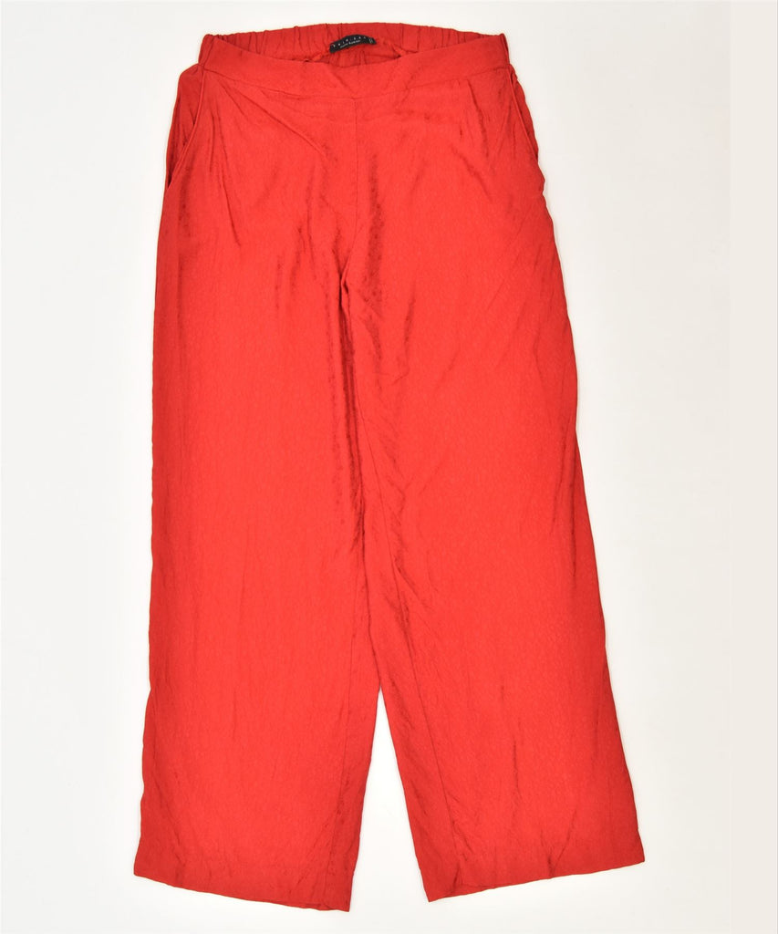 SIMONA BARBIERI Womens Straight Chino Trousers Medium W30 L30 Red | Vintage | Thrift | Second-Hand | Used Clothing | Messina Hembry 