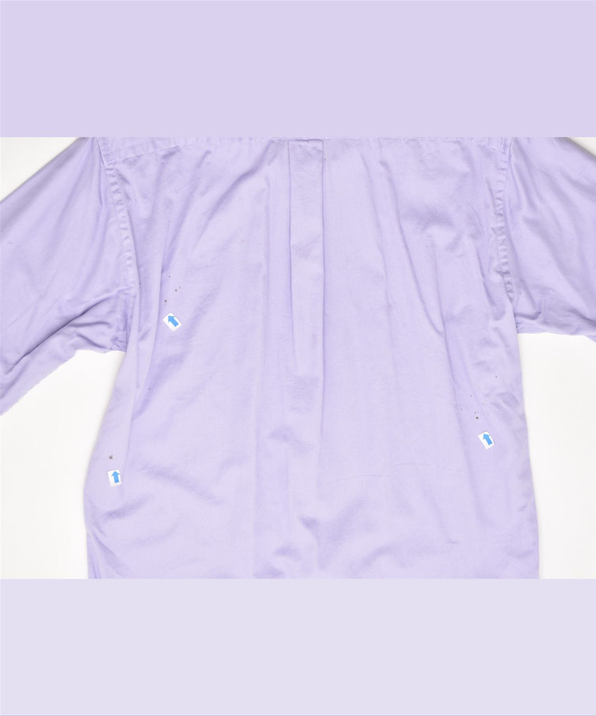 MICHAEL KORS Mens Shirt Size 15 1/2 Medium Purple Cotton | Vintage | Thrift | Second-Hand | Used Clothing | Messina Hembry 