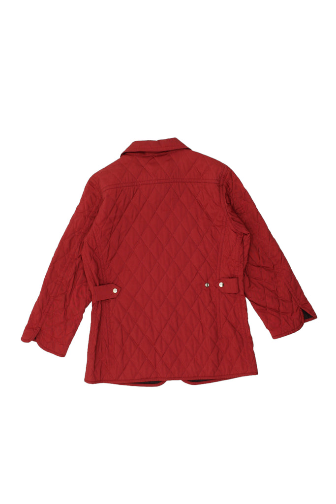 Allegri Women's Quilted Full Zip Jacket | Vintage High End Luxury Designer Red | Vintage Messina Hembry | Thrift | Second-Hand Messina Hembry | Used Clothing | Messina Hembry 