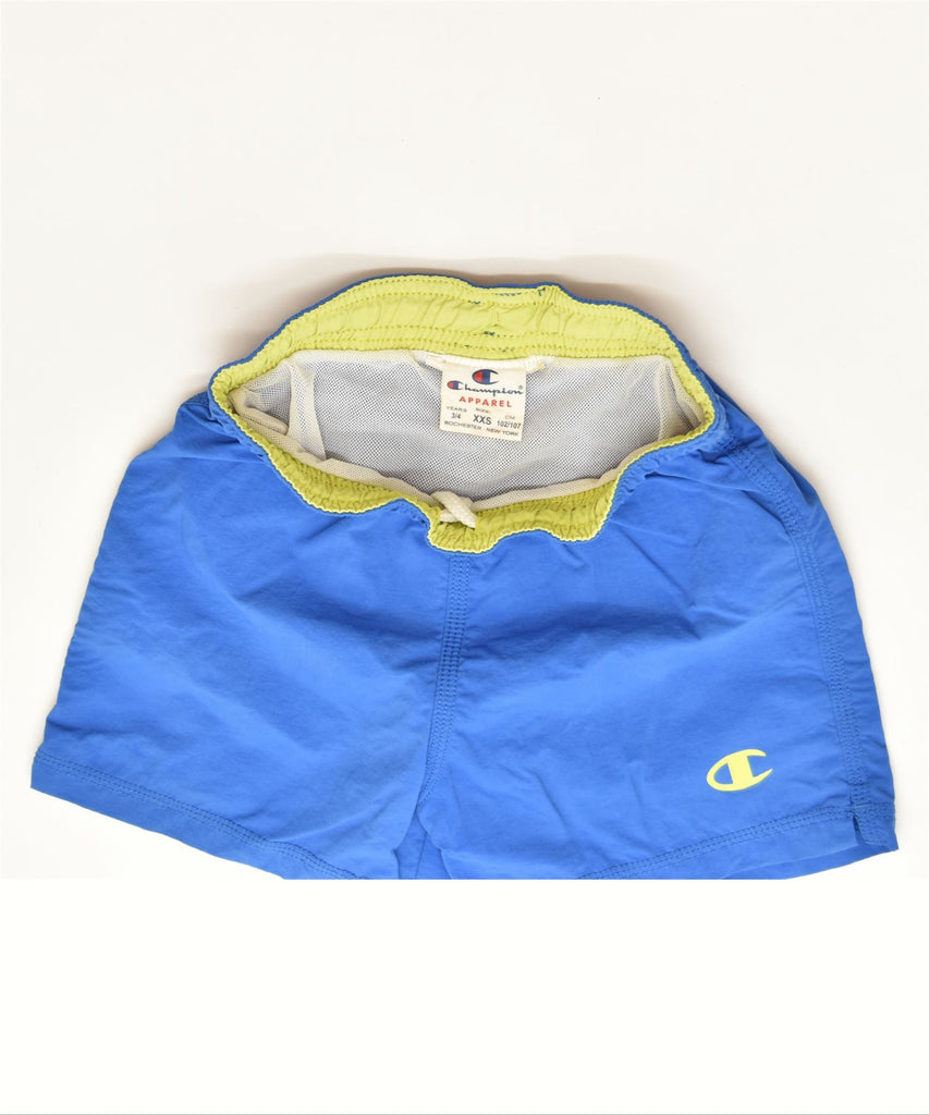 CHAMPION Boys Swimming Shorts 3-4 Years 2XS Blue Sports | Vintage | Thrift | Second-Hand | Used Clothing | Messina Hembry 