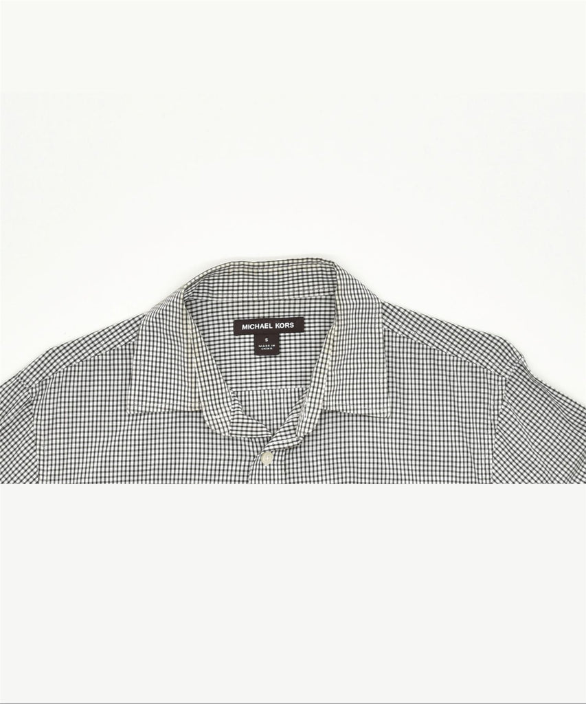 MICHAEL KORS Mens Shirt Small Multicoloured Check Cotton | Vintage | Thrift | Second-Hand | Used Clothing | Messina Hembry 