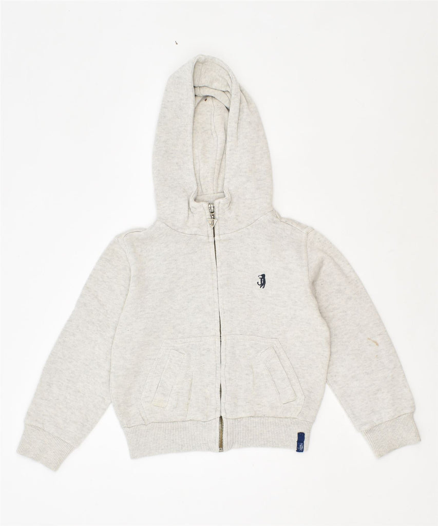 JECKERSON Boys Zip Hoodie Sweater 2-3 Years Off White Cotton | Vintage | Thrift | Second-Hand | Used Clothing | Messina Hembry 